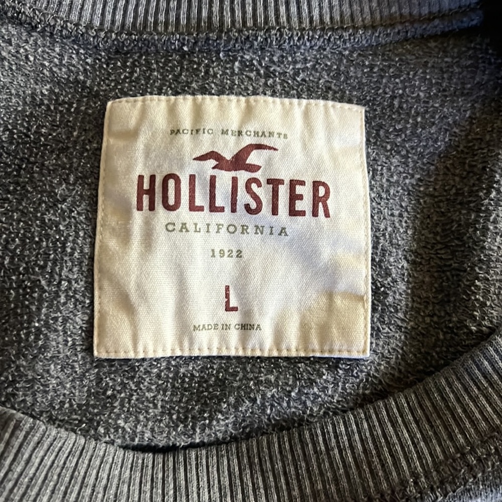 Holllister Floral Embroidered Sweatshirt Size Large - Picture 8 of 9